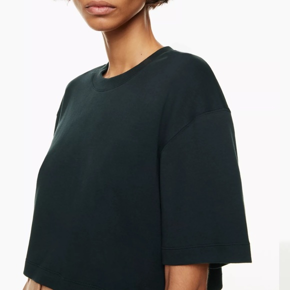 NWOT Aritzia Babaton Pegasus T-Shirt (Black) - Picture 3 of 10